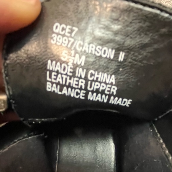 Bass Black Leather Ankle Boots - Picture 7 of 8